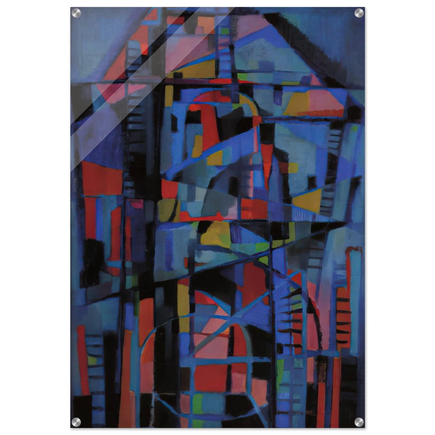 Angelus domini nuntiavit mariæ - 1947 - Alfred Manessier Acrylic Print - 70x100 cm / 28x40″ inches | Alfred Manessier Wall Art | Alfred Manessier Prints