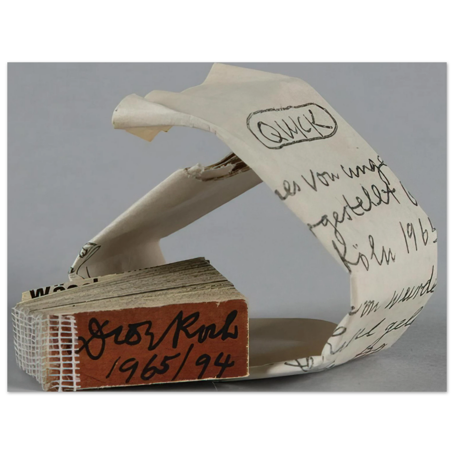 Dieter Roth - Quick - 1965 Fine Art Poster - Default Title