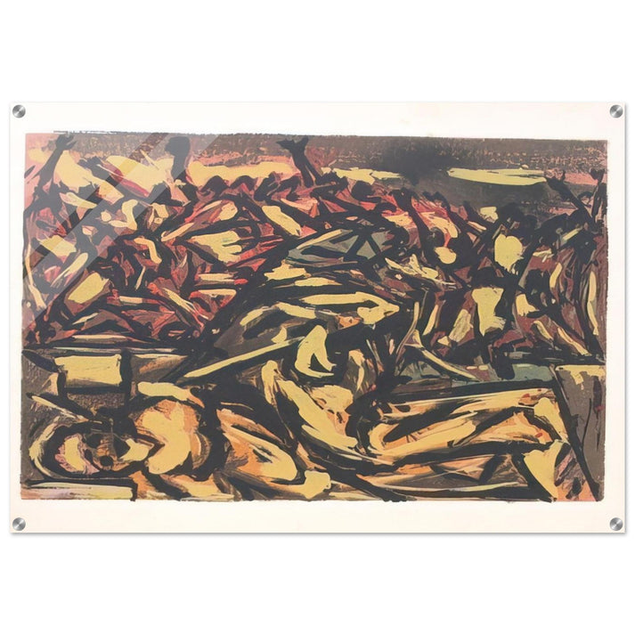 UNTITLED 1941 1 - Jackson Pollock Acrylic Print - 70x100 cm / 28x40″ inches