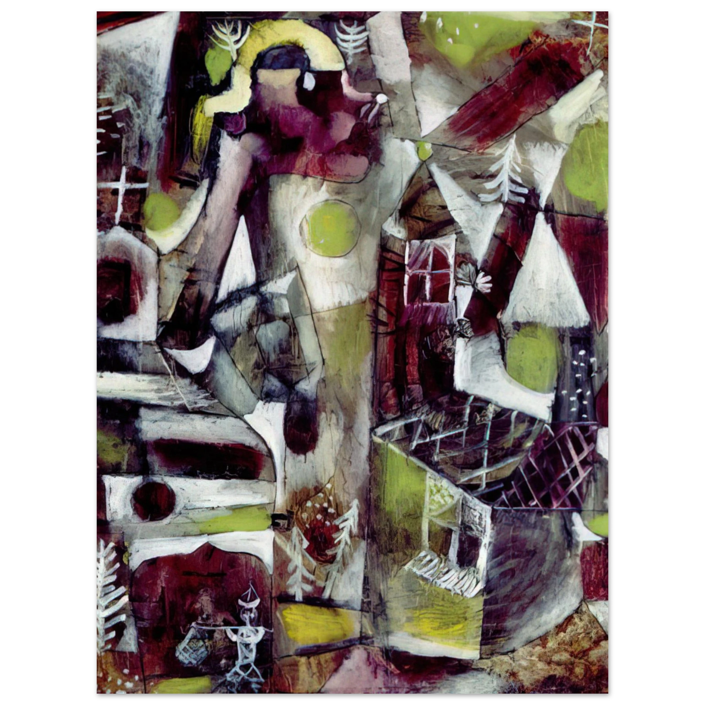 Paul Klee - SWAMP LEGEND 1919 Fine Art Poster - Default Title