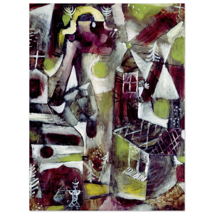 Paul Klee - SWAMP LEGEND 1919 75x100 cm / 30x40inches Fine Art Poster
