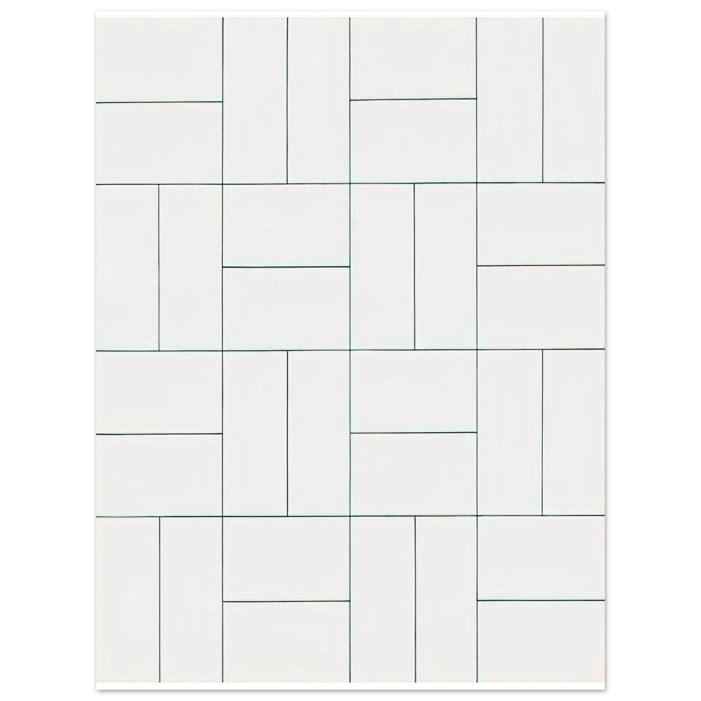 Francois Morellet - 32 Rectangles - 1953 Fine Art Poster - Default Title
