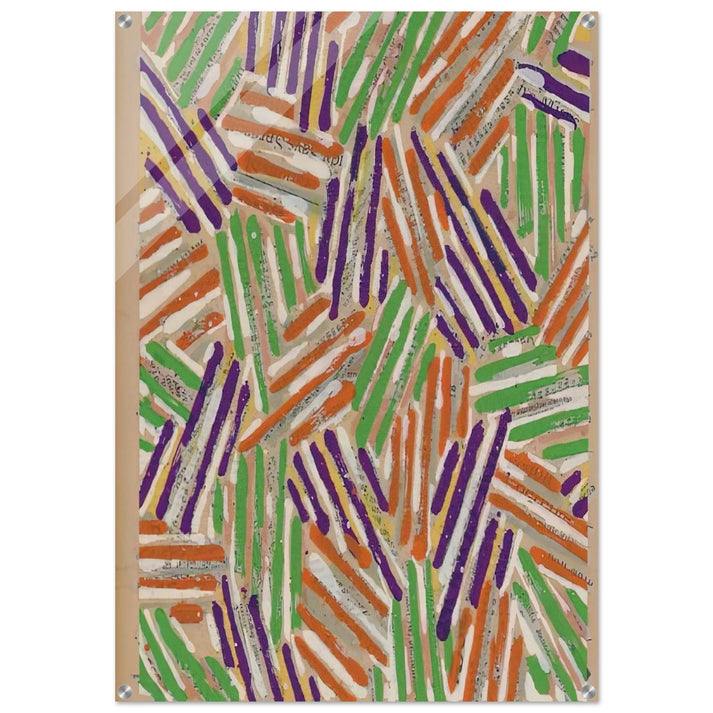 UNTITLED ULAE S13 - Jasper Johns Acrylic Print - 70x100 cm / 28x40″ inches