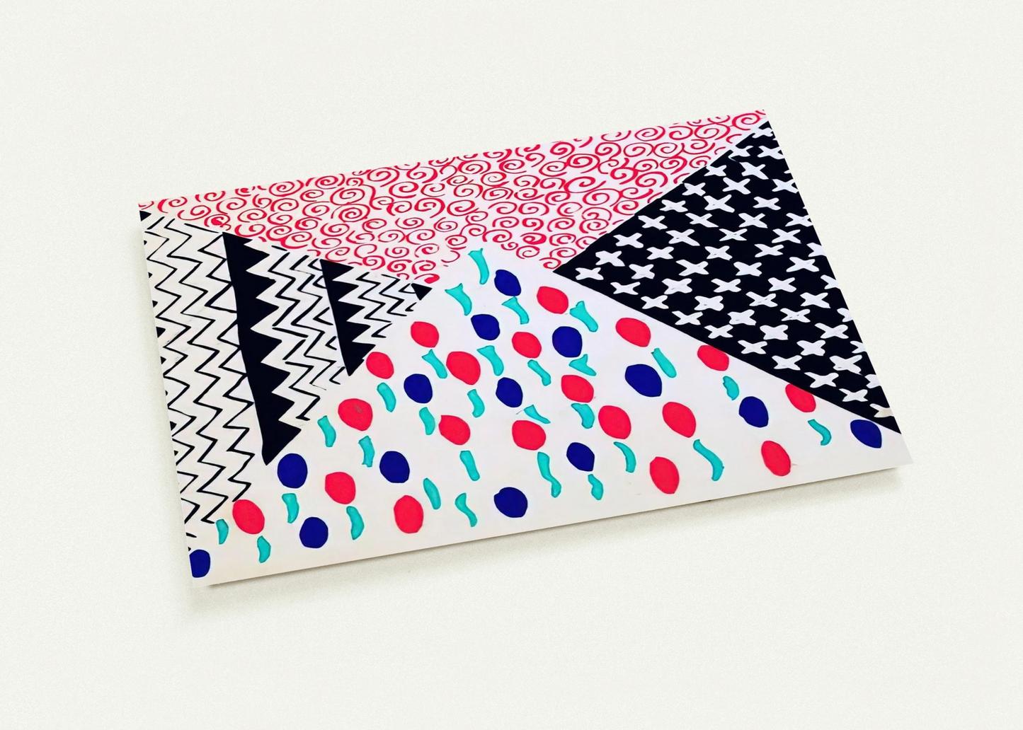 COMPOSITION 39 By Sonia Delaunay Pack of 10 Post Cards | Sonia Delaunay Post Cards | A6 (10.5 x 14.8 cm) - 4.1 x 5.8 inches