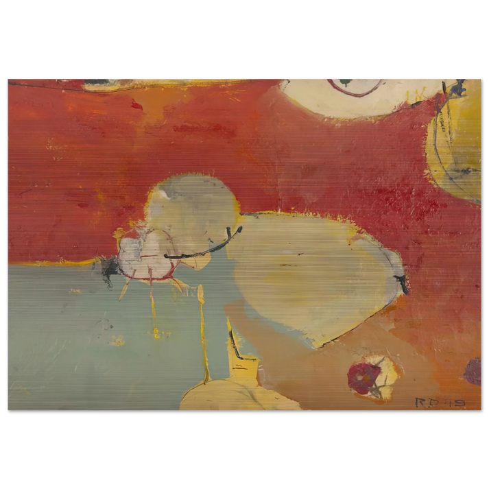 Untitled #2 Sausalito - Richard Diebenkorn Brushed Aluminum Print - 70x100 cm / 28x40 inches | Richard Diebenkorn Aluminum Print | Richard Diebenkorn Prints