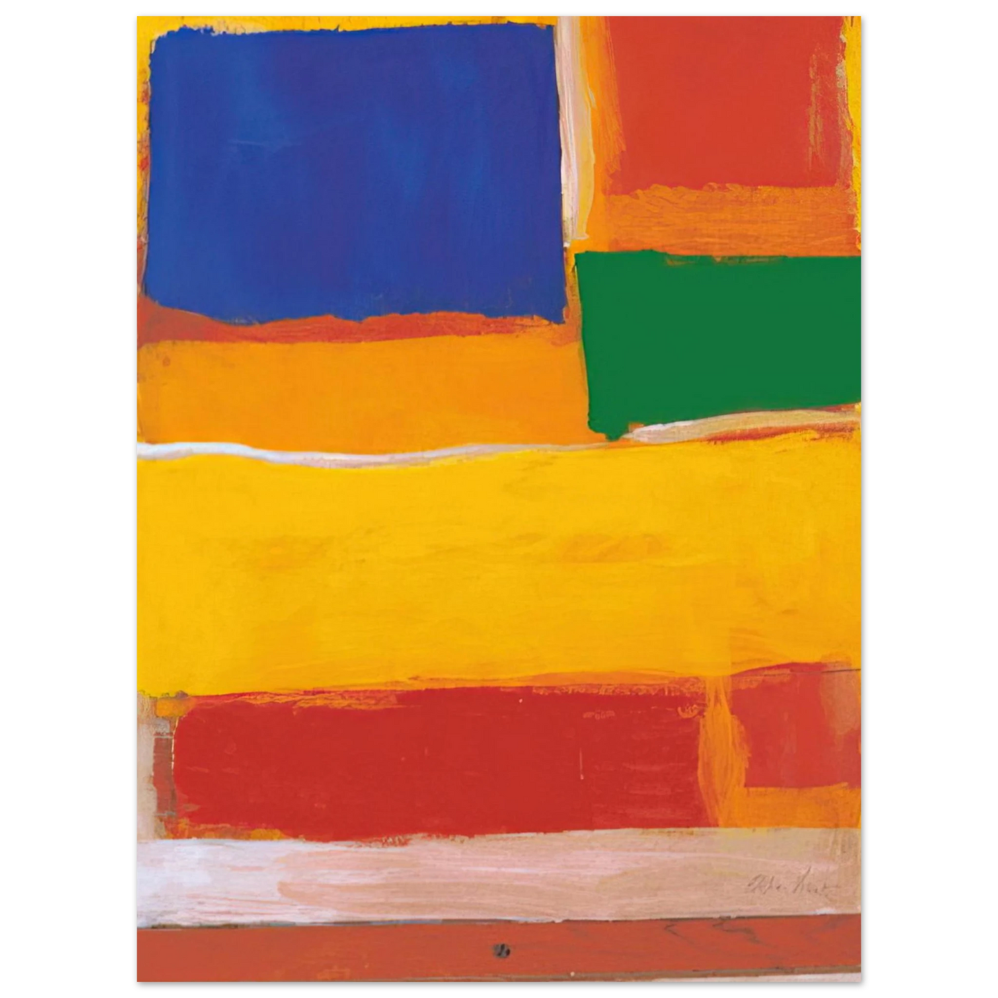 Esteban Vicente - UNTITLED 1986 Fine Art Poster - Default Title