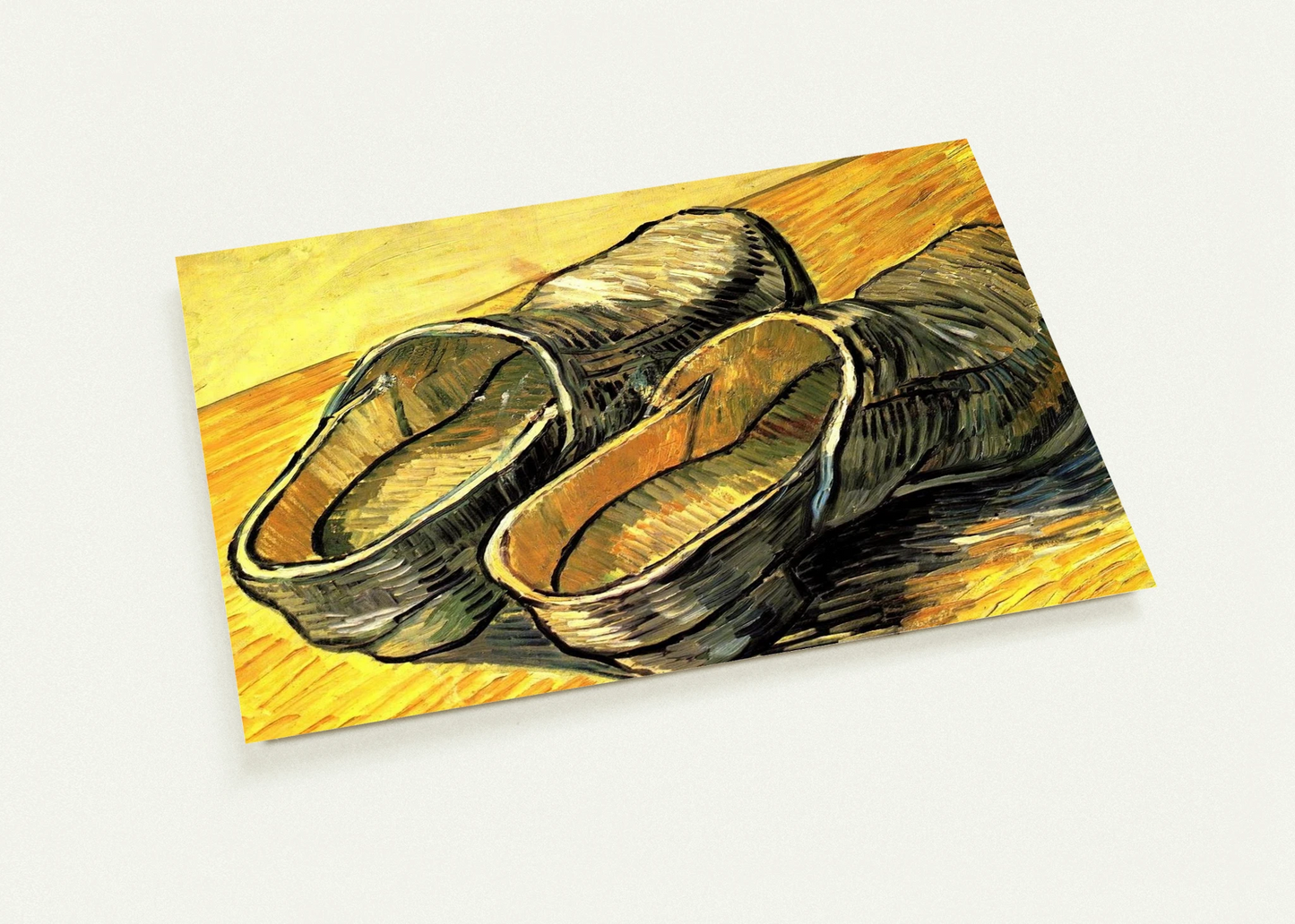 A Pair of Leather Clogs By Vincent van Gogh Pack of 10 Post Cards | Vincent van Gogh Post Cards | A6 (10.5 x 14.8 cm) - 4.1 x 5.8 inches