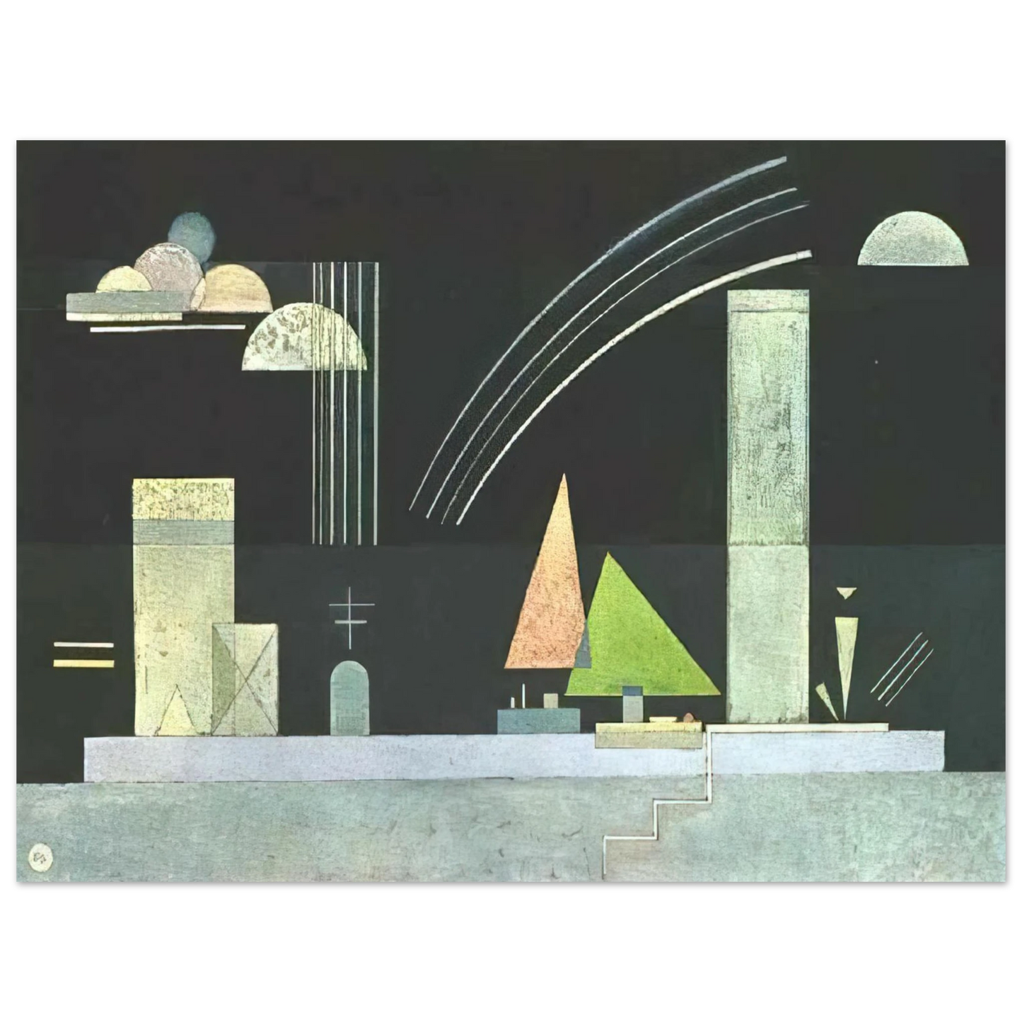 Wassily Kandinsky - AT REST Fine Art Poster - Default Title