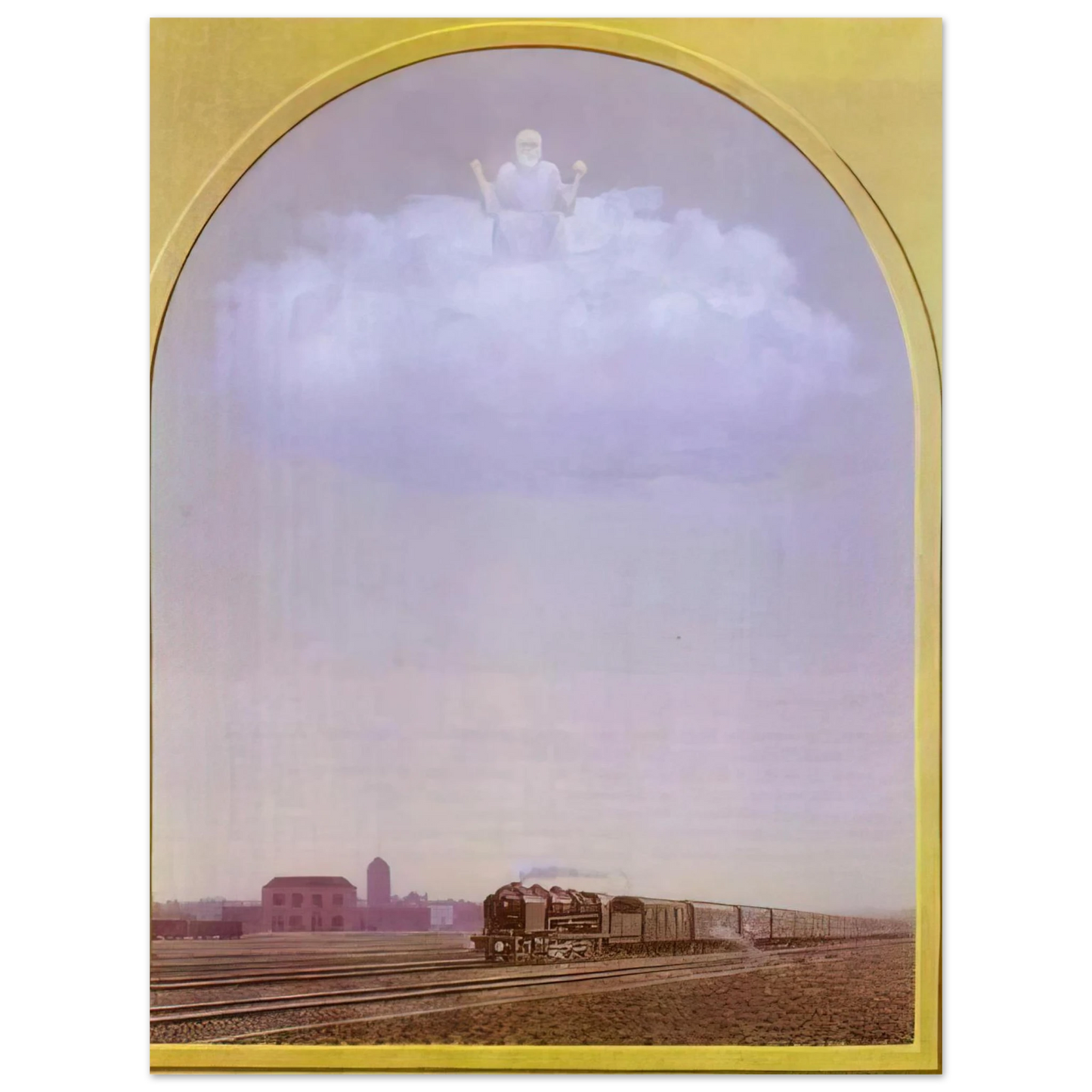 Rene Magritte - THE NIGHTINGALE 1962 Fine Art Poster - Default Title