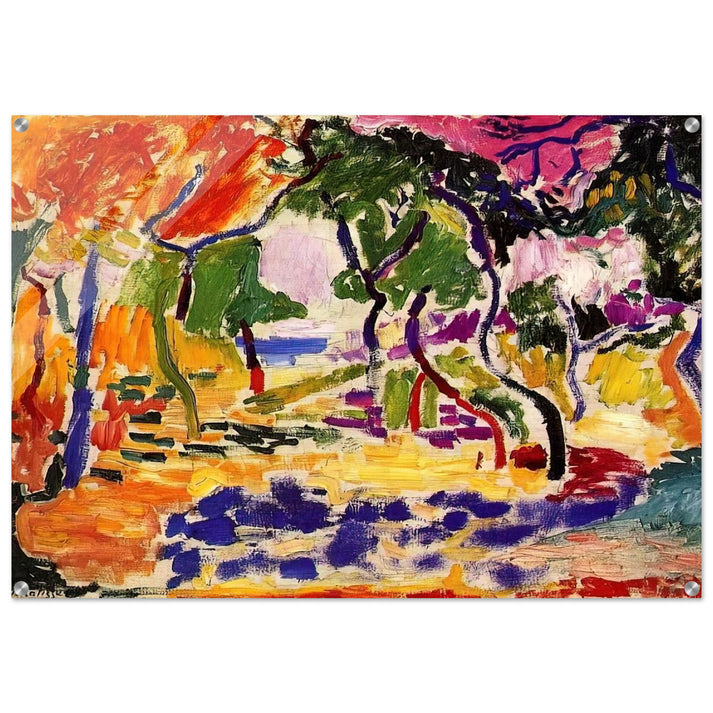 COUNTRYSIDE AT COLLIOURE 1905 - Henri Matisse Acrylic Print - 70x100 cm / 28x40″ inches
