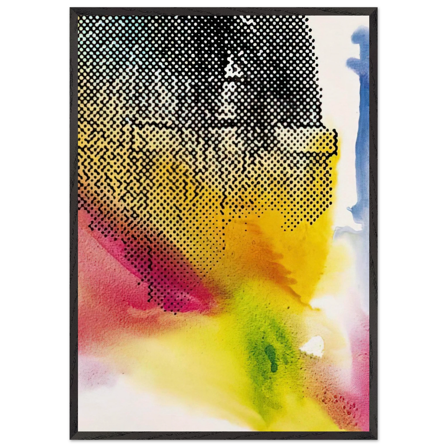 THE PLANT - Sigmar Polke 70x100 cm / 28x40 inches Framed Art Print – Black Wooden Frame