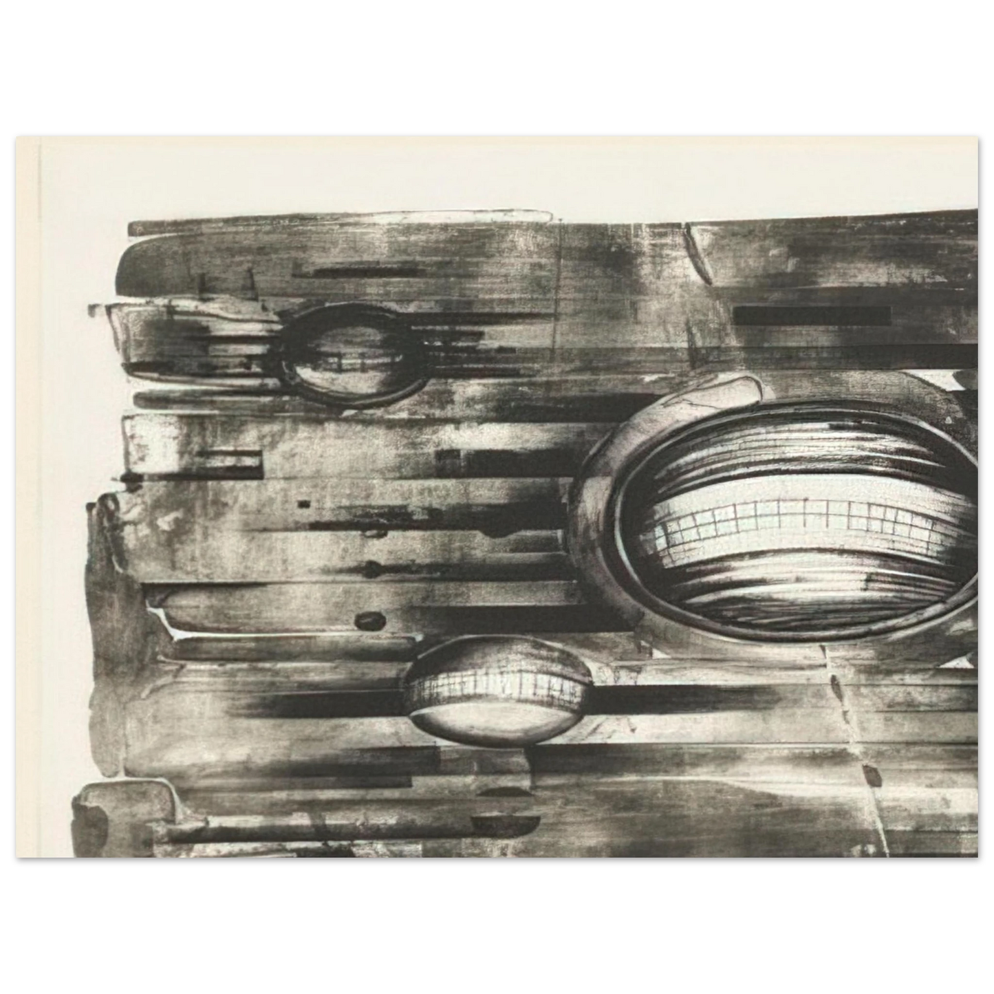 Lee Bontecou - FOURTH STONE 1963 Fine Art Poster - Default Title