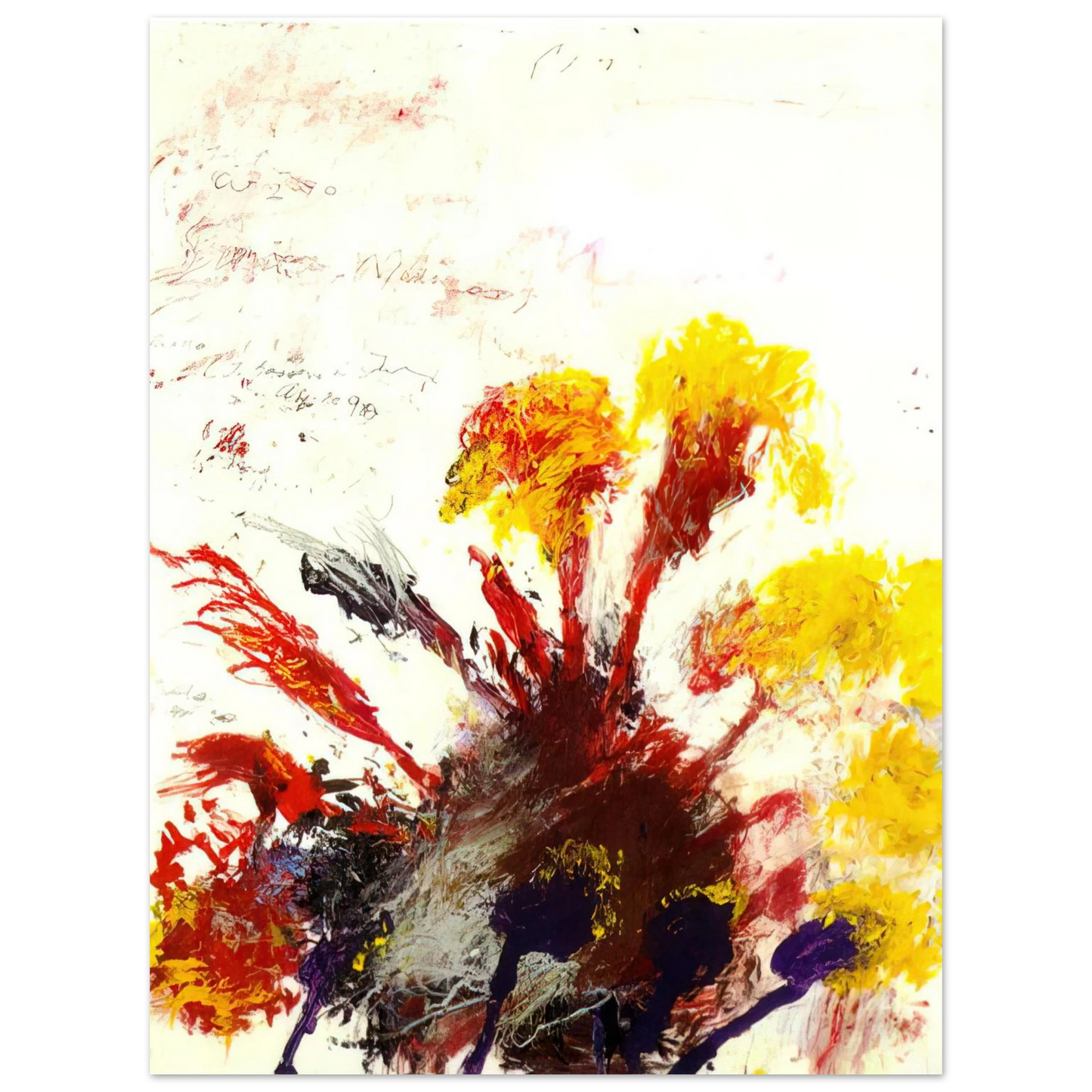 Cy Twombly - Summer Madness Fine Art Poster - Default Title