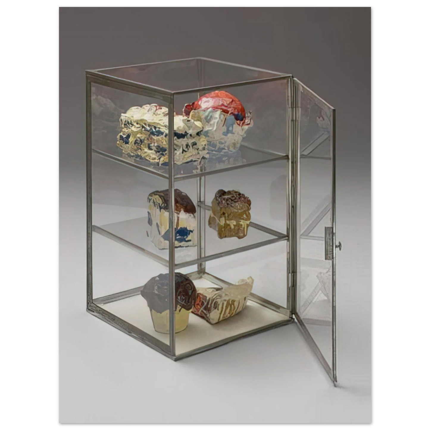 Claes Oldenburg - PASTRY CASE 1961 Fine Art Poster - Default Title