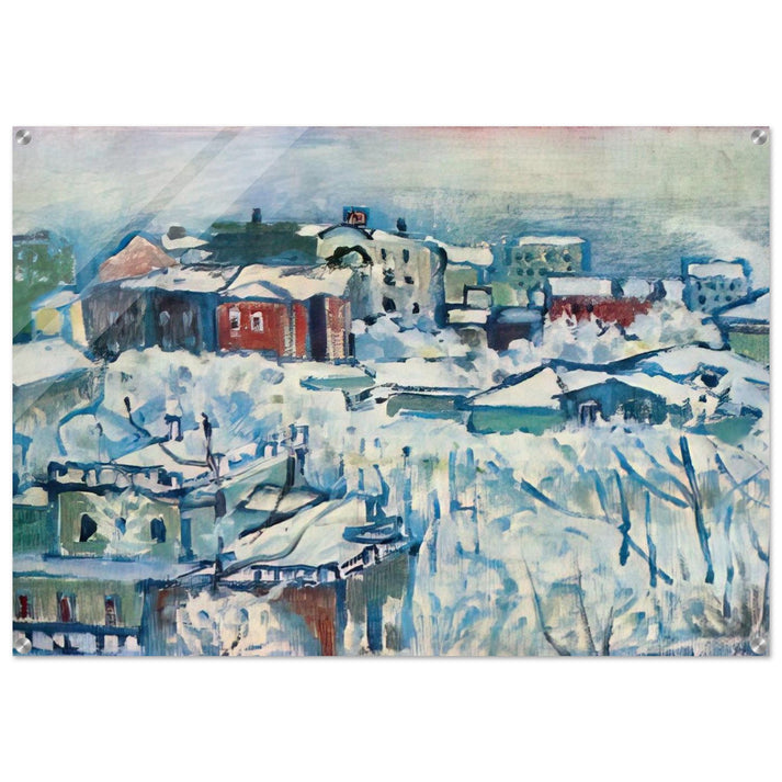 MOSCOW SMOLENSKY BOULEVARD STUDY 1916 - Wassily Kandinsky Acrylic Print - 70x100 cm / 28x40″ inches | Wassily Kandinsky Wall Art | Wassily Kandinsky Prints