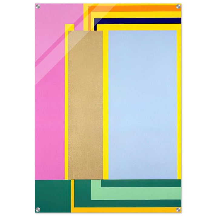Bubble - 1998 - Peter Halley Acrylic Print - 70x100 cm / 28x40″ inches | Peter Halley Wall Art | Peter Halley Prints