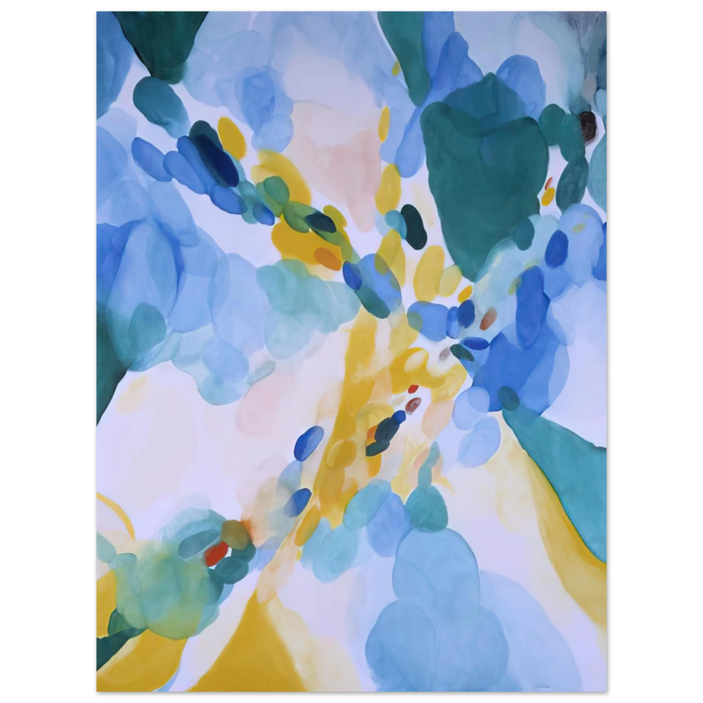 Alice Baber - Red Passage Fine Art Poster - Default Title