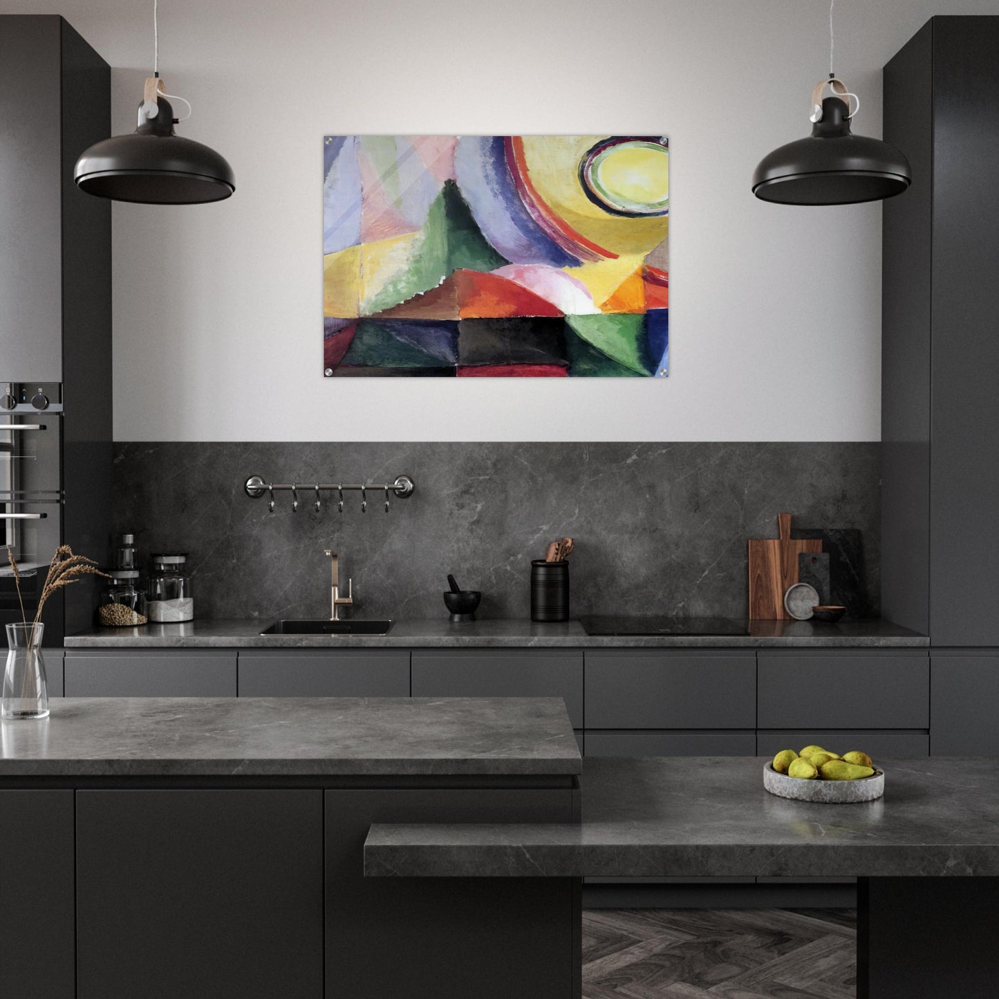 ELECTRIC PRISMS - Sonia Delaunay Acrylic Print - 70x100 cm / 28x40″ inches