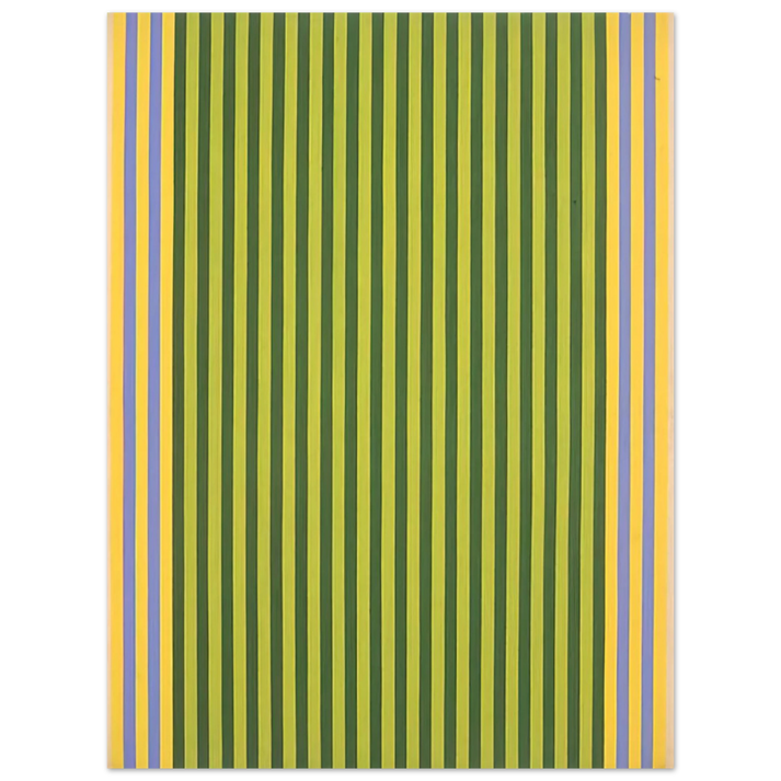 Gene Davis - LimelightSounds of Grass - 1960 75x100 cm / 30x40inches Fine Art Poster