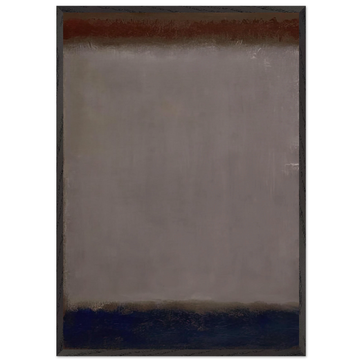 Lavender and Mulberry - 1959 - Mark Rothko 70x100 cm / 28x40 inches Framed Art Print – Black Wooden Frame