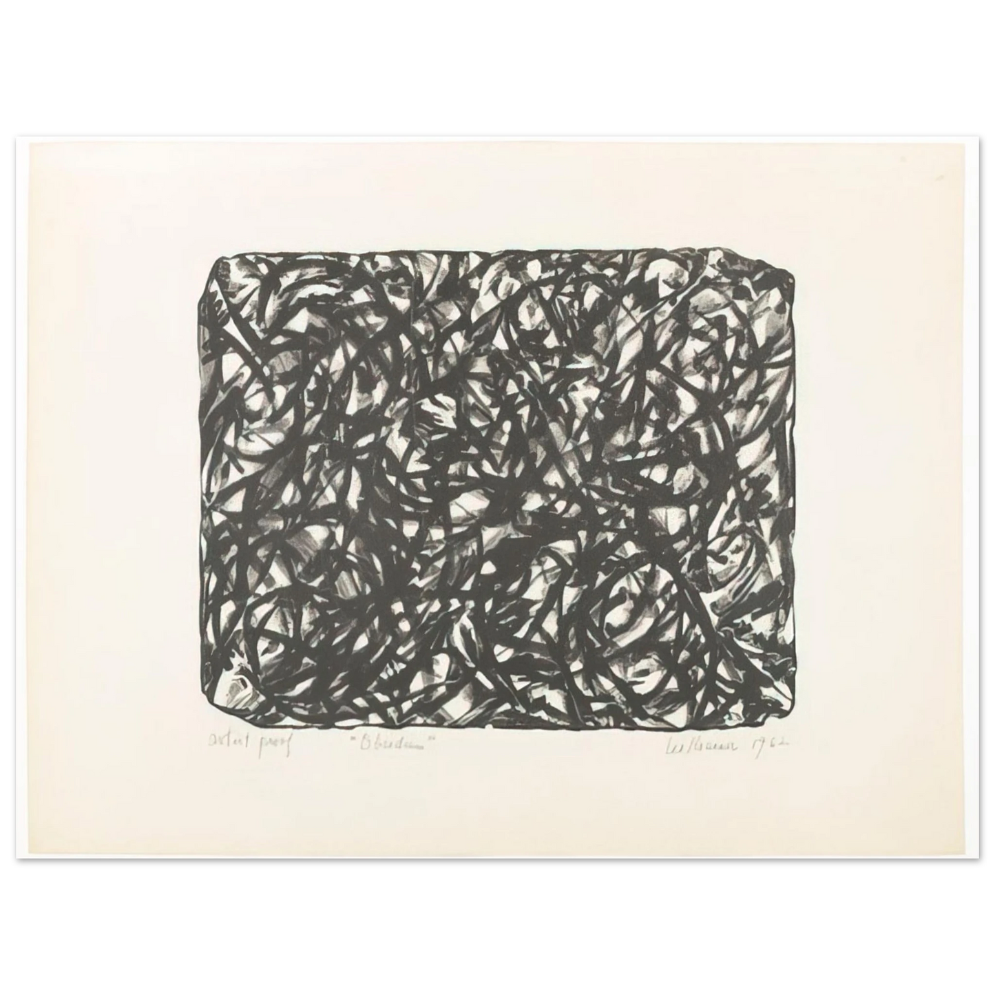 Lee Krasner - Obsidian Fine Art Poster - Default Title