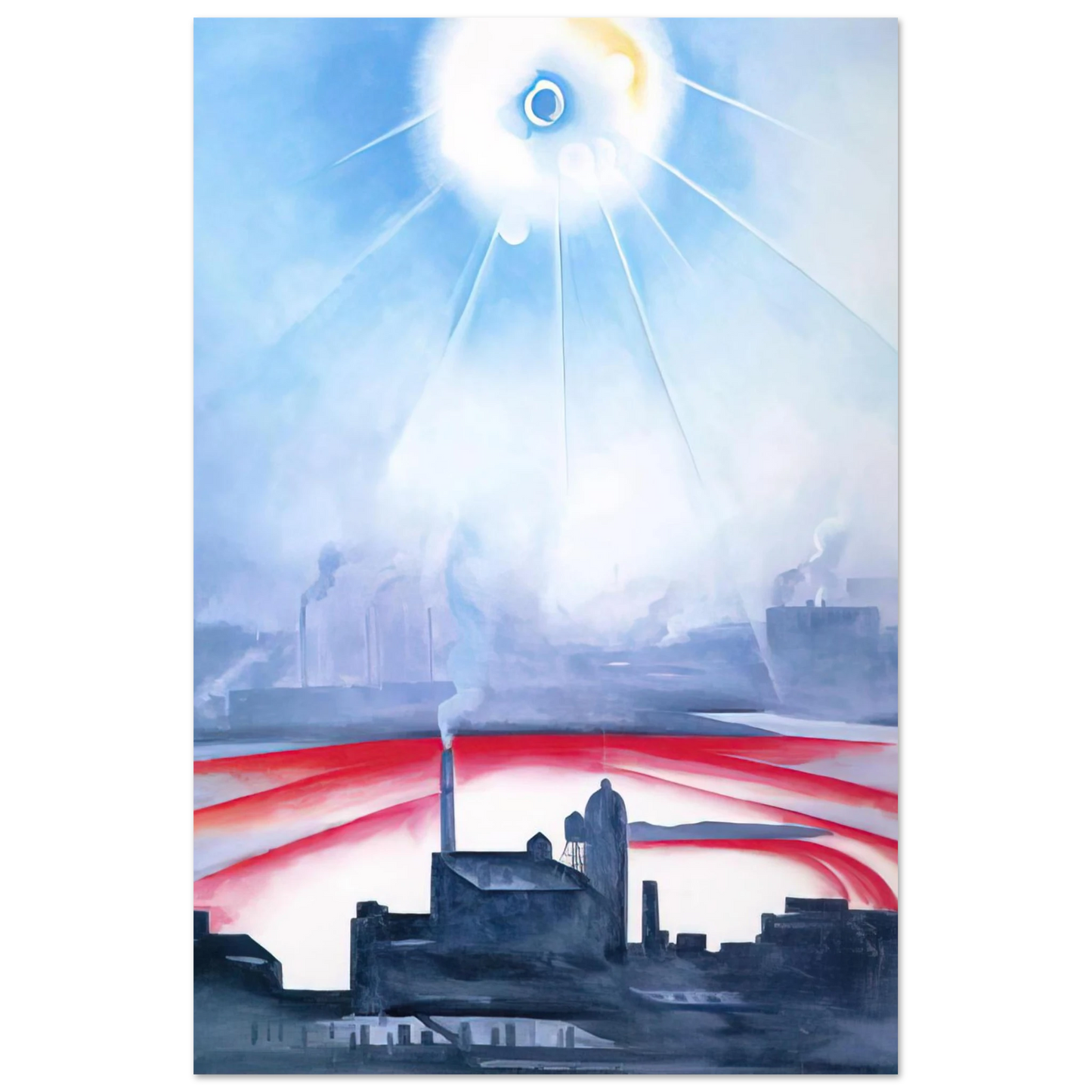 Georgia O'Keeffe - East River No 1 Fine Art Poster - 75x100 cm / 30x40 inches