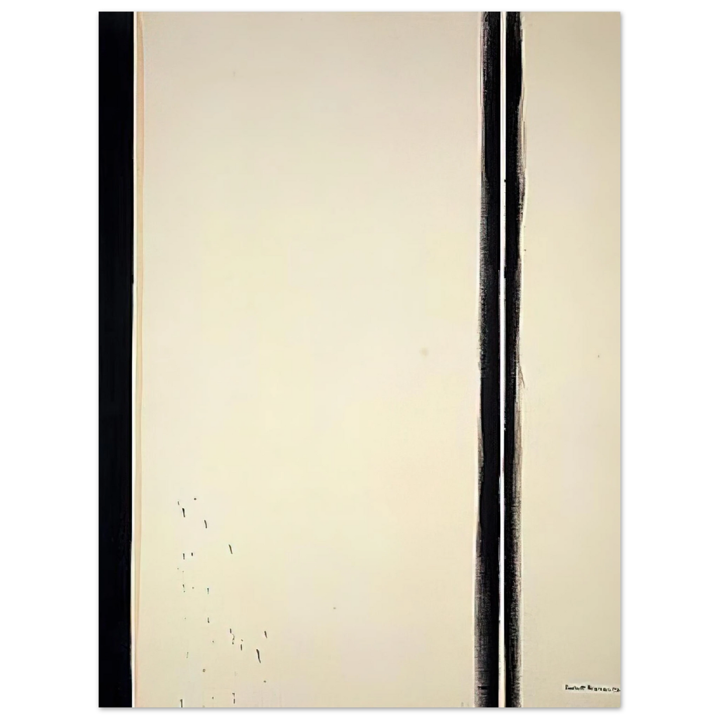 Barnett Newman - The Station of the Cross - Fourth Station Fine Art Poster - Default Title