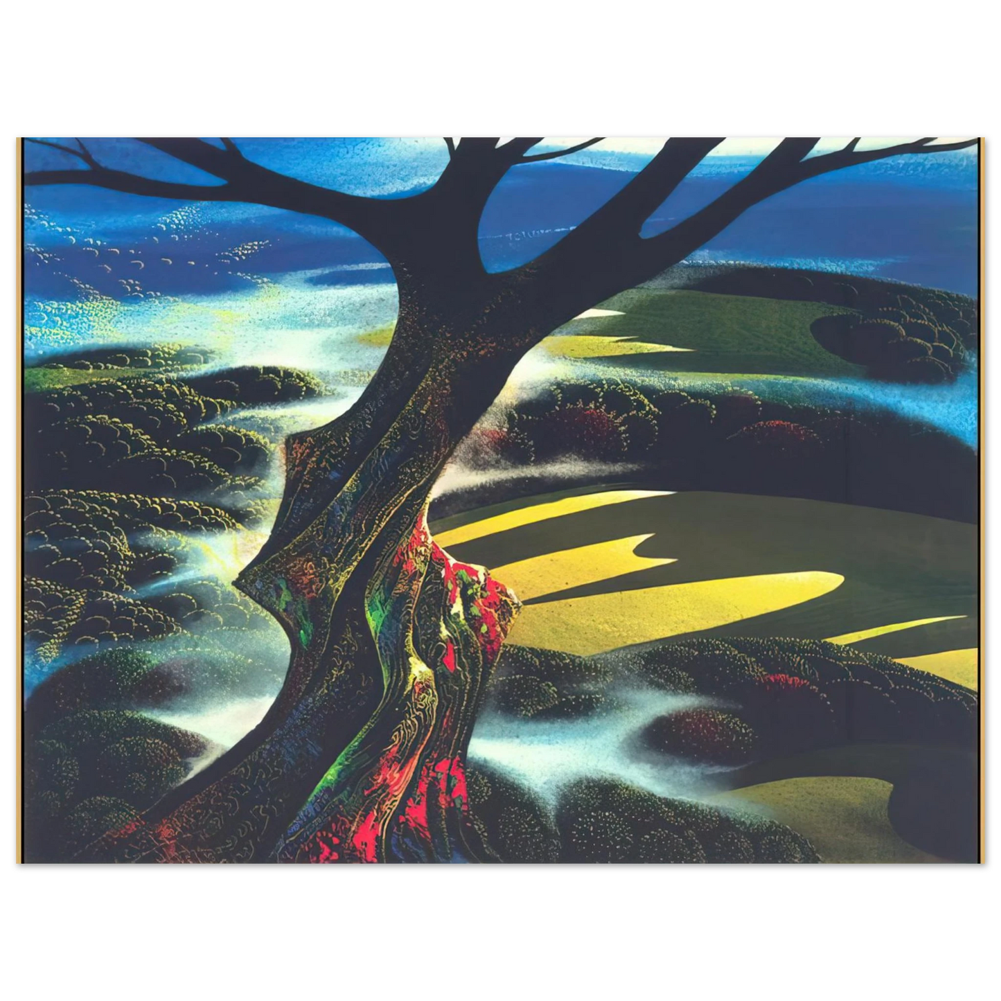 Eyvind Earle - Autumn Shadows Fine Art Poster - Default Title