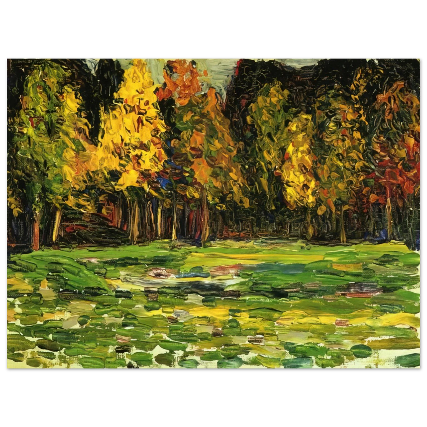 Wassily Kandinsky - FOREST EDGE Fine Art Poster - Default Title