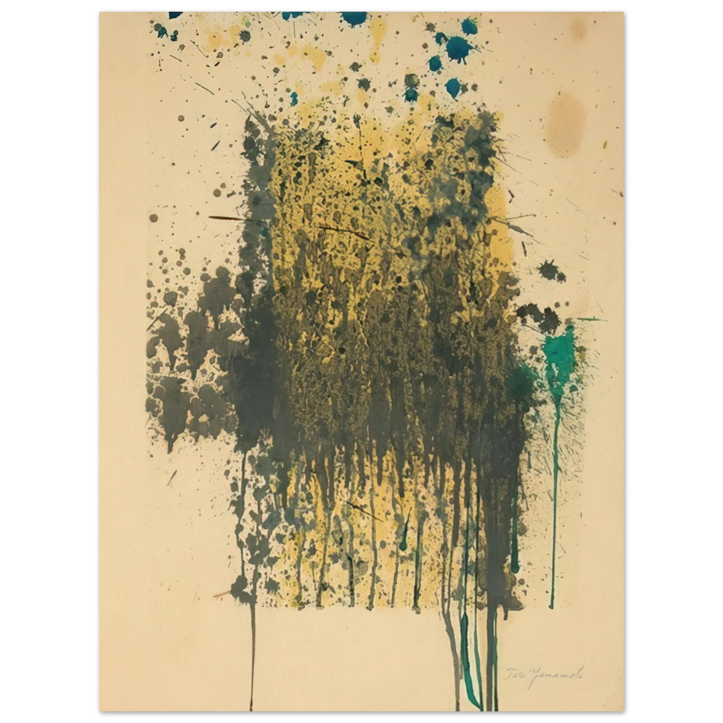 Taro Yamamoto - UNTITLED ABSTRACT Fine Art Poster - Default Title