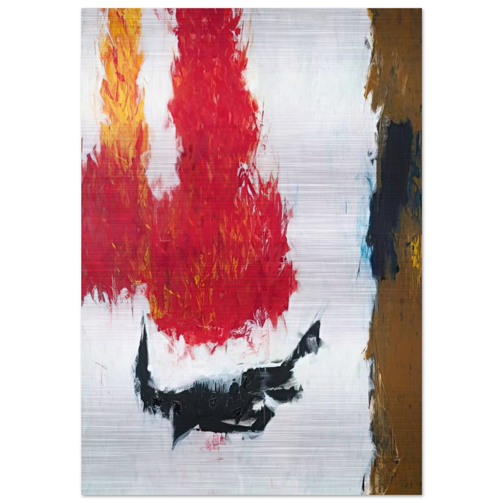 High Snow Low Sun - 1960 - Theodoros Stamos Brushed Aluminum Print - 70x100 cm / 28x40 inches | Theodoros Stamos Aluminum Print | Theodoros Stamos Prints