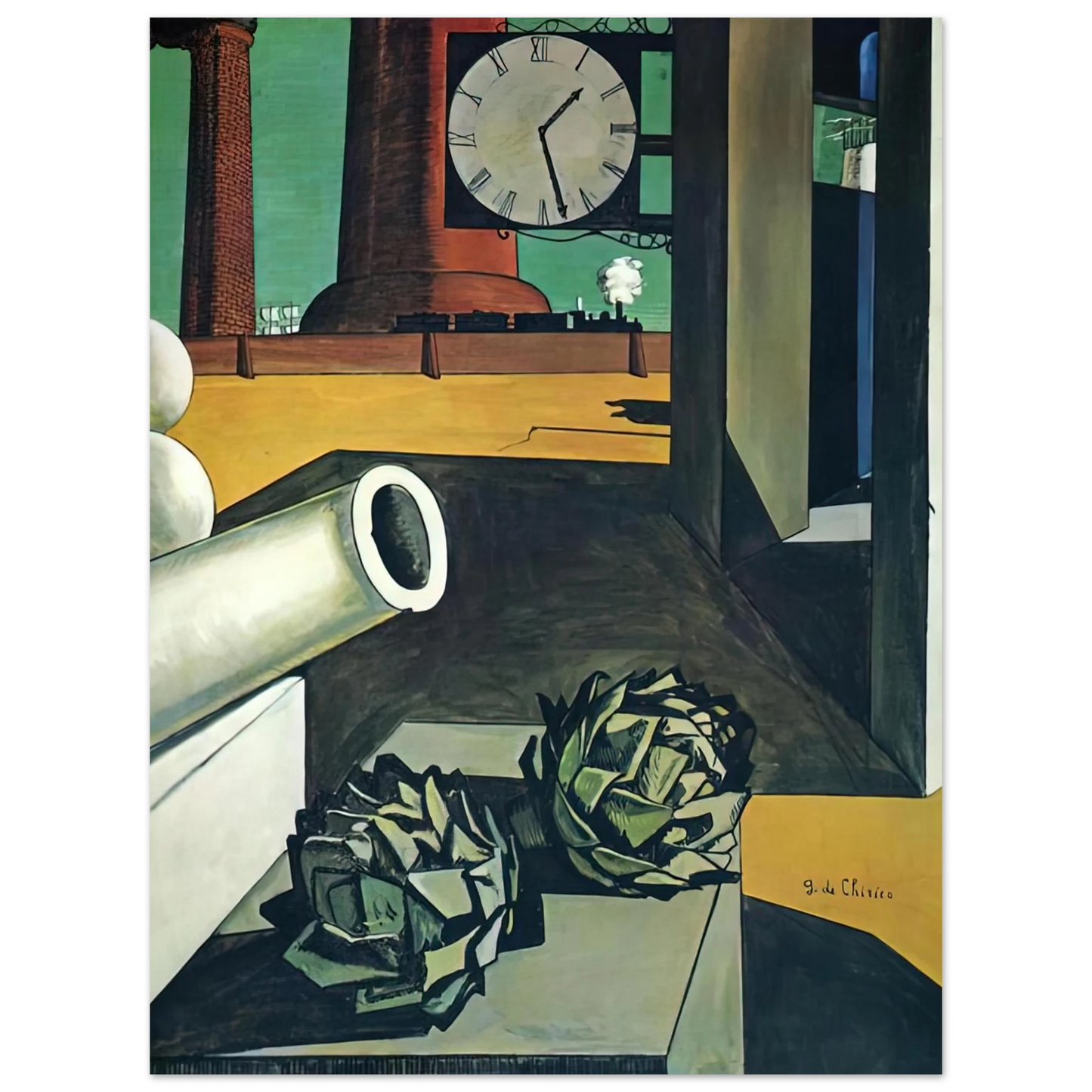 Giorgio de Chirico - THE CONQUEST OF THE PHILOSOPHER 1914 Fine Art Poster - Default Title