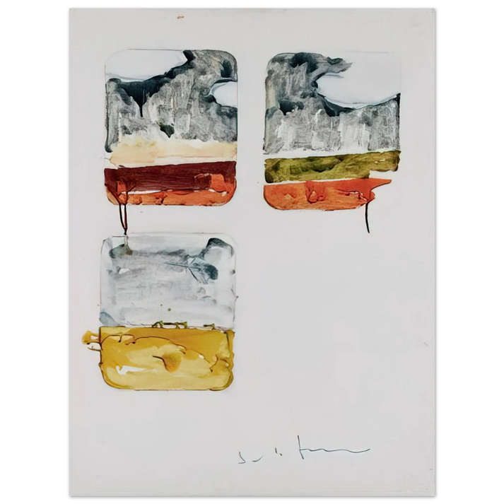Mario Schifano - Untitled - 1979 75x100 cm / 30x40inches Fine Art Poster