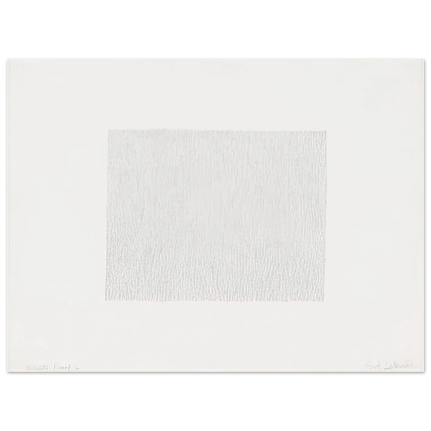 Sol LeWitt - Vertical Lines, Not Touching Fine Art Poster - Default Title