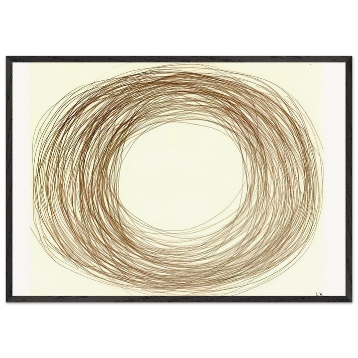 UNTITLED 1995 4 - Louise Bourgeois 70x100 cm / 28x40 inches Framed Art Print – Black Wooden Frame