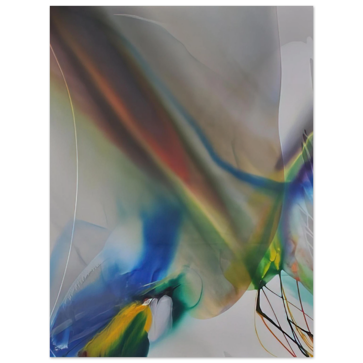 Paul Jenkins - Phenomena Merlins Mantle Fine Art Poster - Default Title