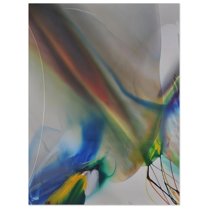 Paul Jenkins - Phenomena Merlins Mantle 75x100 cm / 30x40inches Fine Art Poster