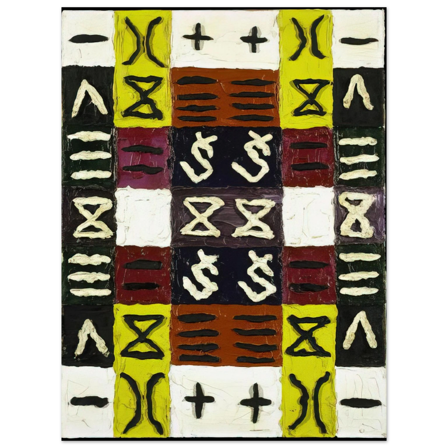 Alfred Jensen - A Perfect Equal Area I - 1960 Fine Art Poster - Default Title