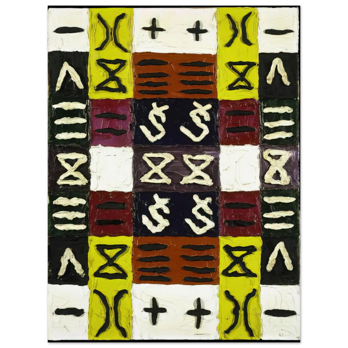 Alfred Jensen - A Perfect Equal Area I - 1960 75x100 cm / 30x40inches Fine Art Poster