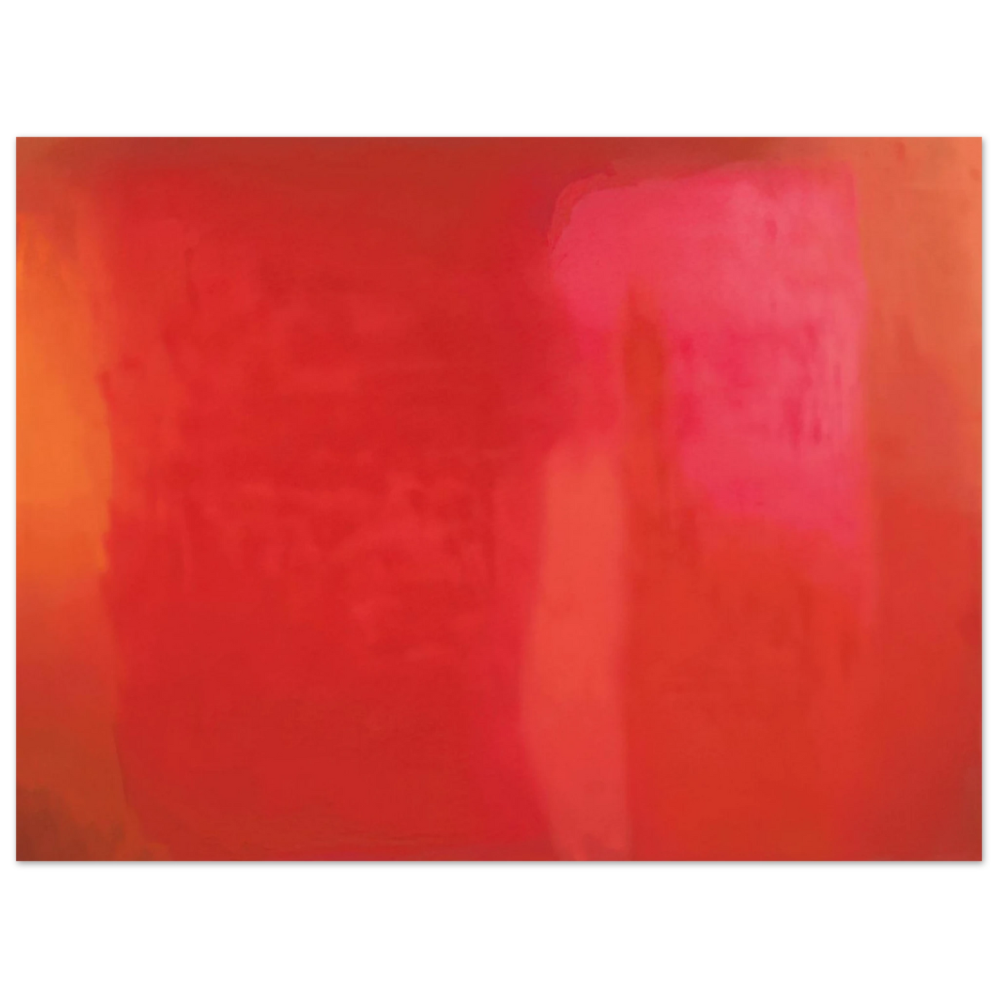 Esteban Vicente - RED FIELD 1972 Fine Art Poster - Default Title