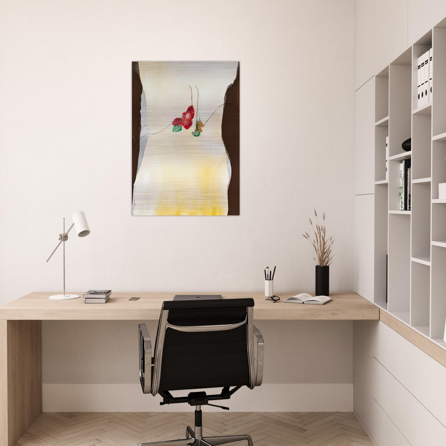 Chill Factor, 1973- - Helen Frankenthaler Brushed Aluminum Print - 70x100 cm / 28x40 inches | Helen Frankenthaler Aluminum Print | Helen Frankenthaler Prints