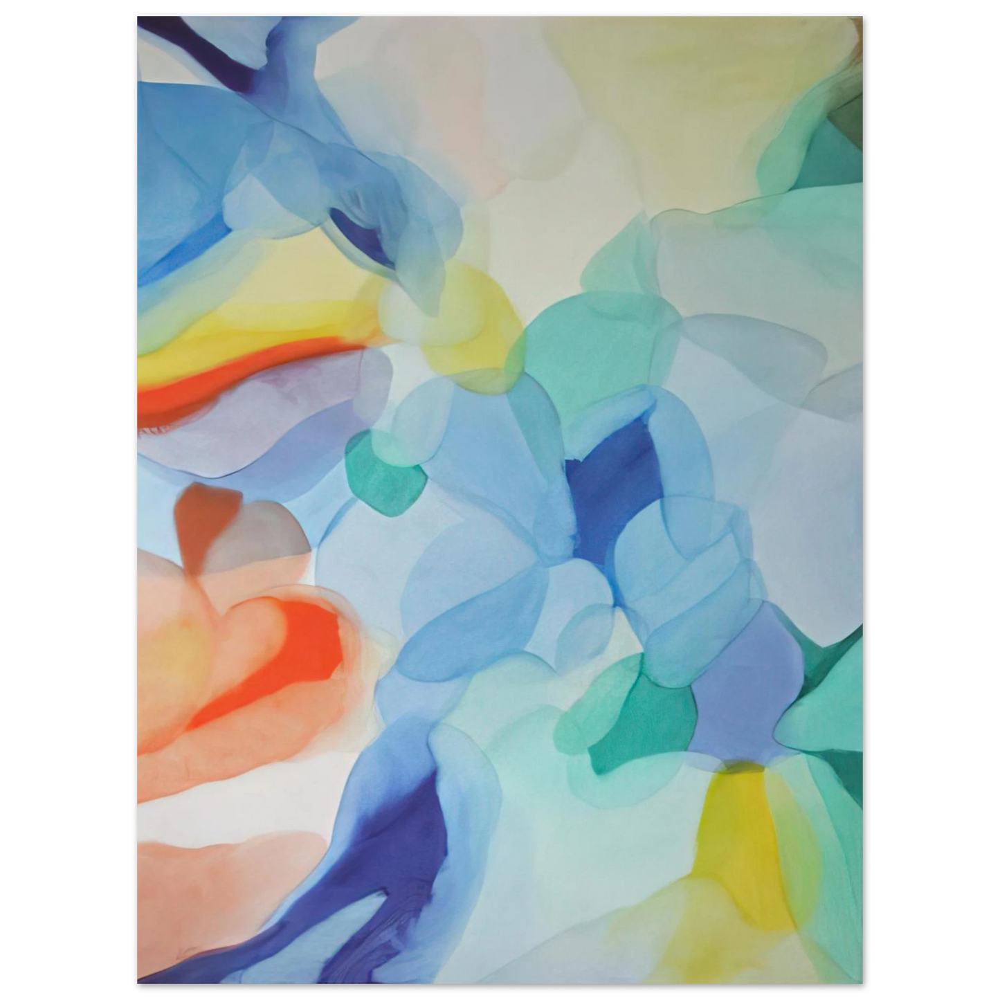 Alice Baber - The Light in the Depths Fine Art Poster - Default Title