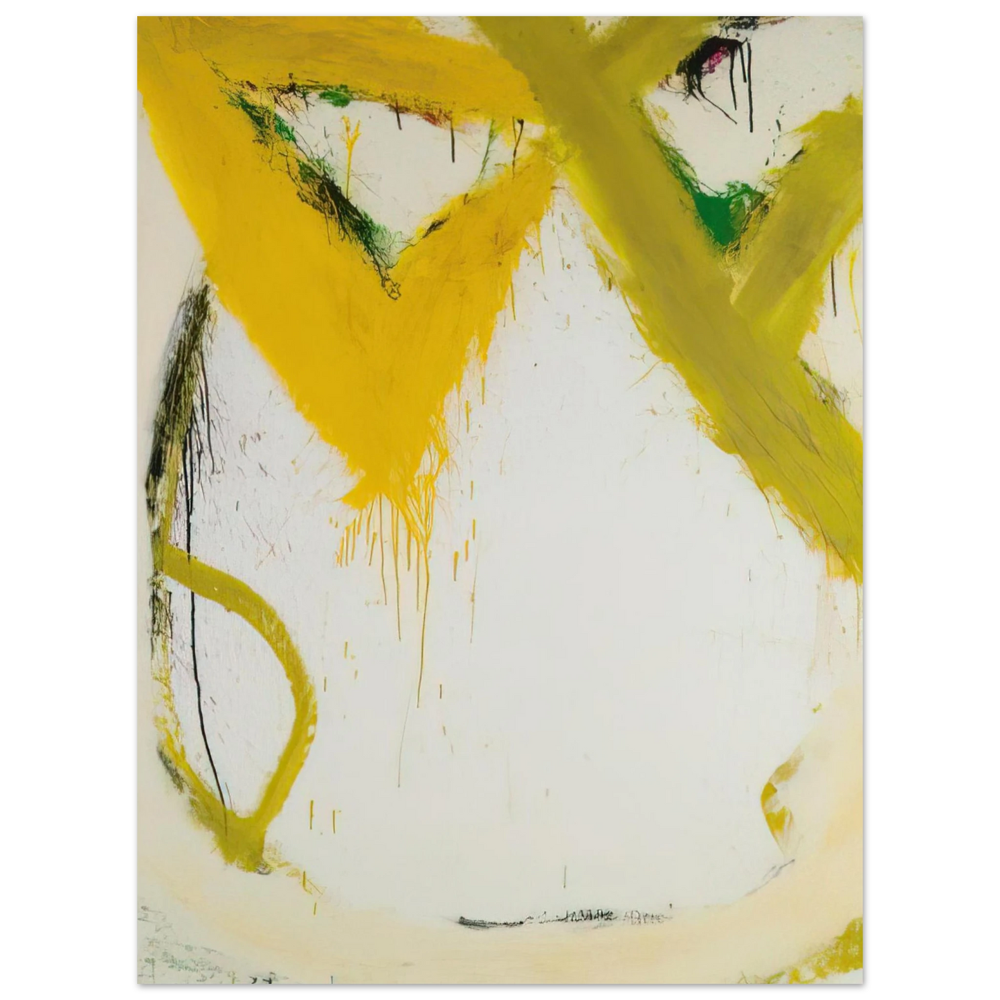 Norman Bluhm - Butte - 1967 Fine Art Poster - Default Title