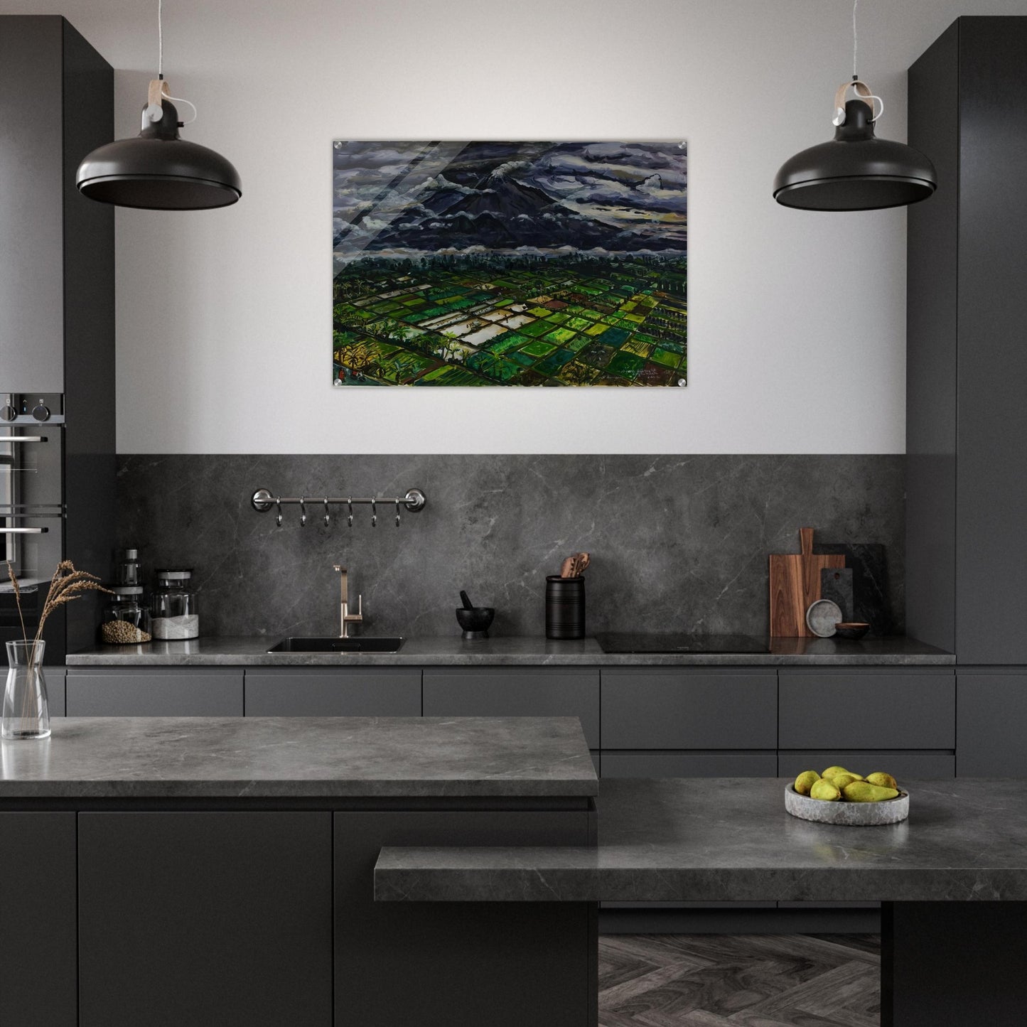 MT SEMERU JADKA KURA JAVA 1969 - Ivan Albright Acrylic Print - 70x100 cm / 28x40″ inches