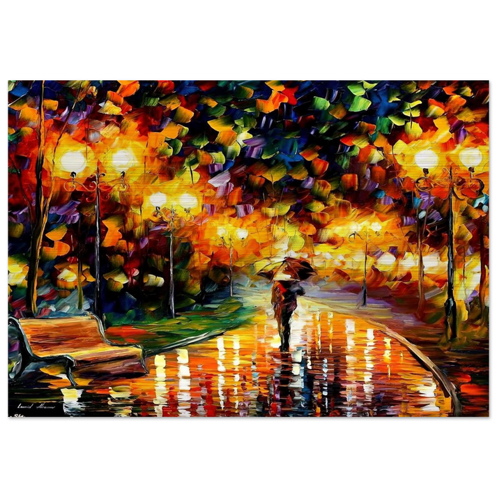 Leonid Afremov - Leonid Afremov Brushed Aluminum Print - 70x100 cm / 28x40 inches | Leonid Afremov Aluminum Print | Leonid Afremov Prints