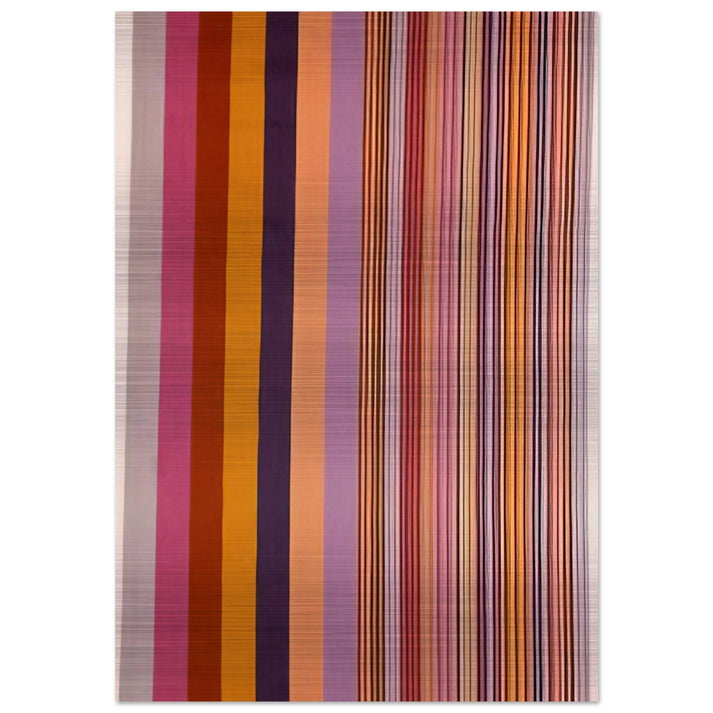 Lincoln Center - 1971 - Gene Davis Brushed Aluminum Print - 70x100 cm / 28x40 inches | Gene Davis Aluminum Print | Gene Davis Prints