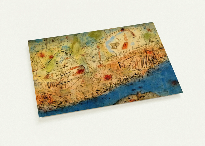 Camp des Milles - 1940 By Wols Pack of 10 Post Cards | Wols Post Cards | A6 (10.5 x 14.8 cm) - 4.1 x 5.8 inches