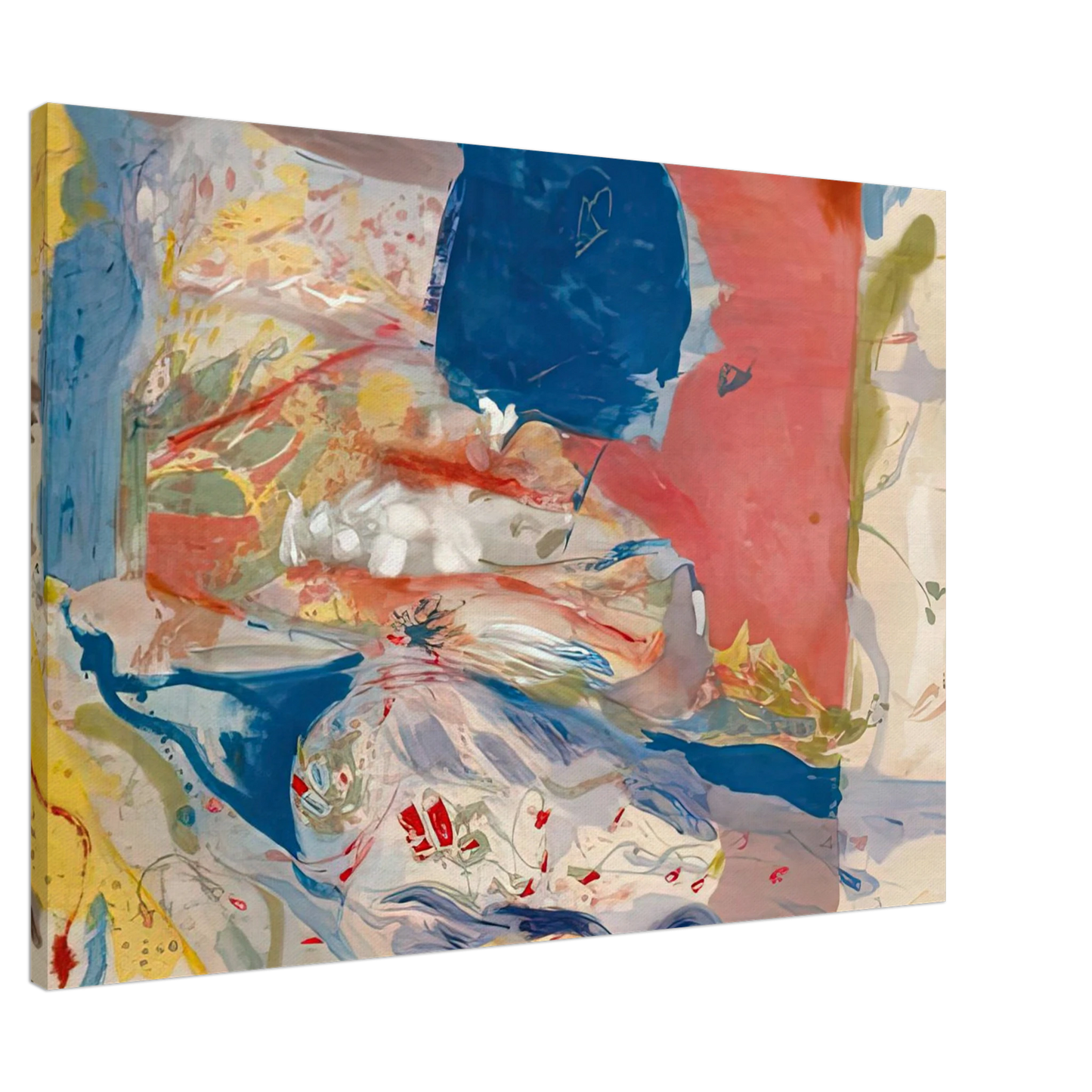 Helen Frankenthaler - Lorelei, 1957- Wall Art - 60x80 cm / 24x32 inches - Premium Wooden Framed Poster With Fine Art Paper-canvas - Wood frame