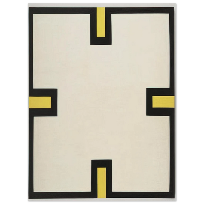 Al Held - Maltese Cross 75x100 cm / 30x40inches Fine Art Poster