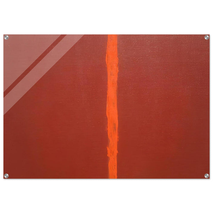 Onement III - Barnett Newman Acrylic Print - 70x100 cm / 28x40″ inches | Barnett Newman Wall Art | Barnett Newman Prints